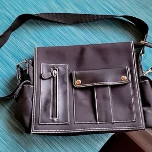 Black shoulder bag